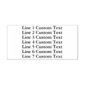 Traditionelles benutzerdefiniertes Unternehmen 7 Z Permastempel (Design)