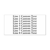 Traditionelles benutzerdefiniertes Unternehmen 8 Z Permastempel (Design)