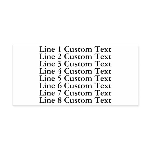 Traditionelles benutzerdefiniertes Unternehmen 8 Z Permastempel (Design)