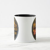 Traditionelles Bierzeichen auf einem Tasse (Zentrum)