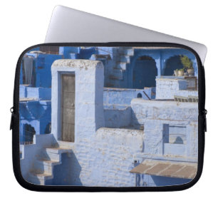 Traditionelles blau gestrichenes Haus, Jodphur Laptopschutzhülle