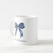 Traditionelles blaues Weihnachtsfest Kaffeetasse (Vorderseite Links)