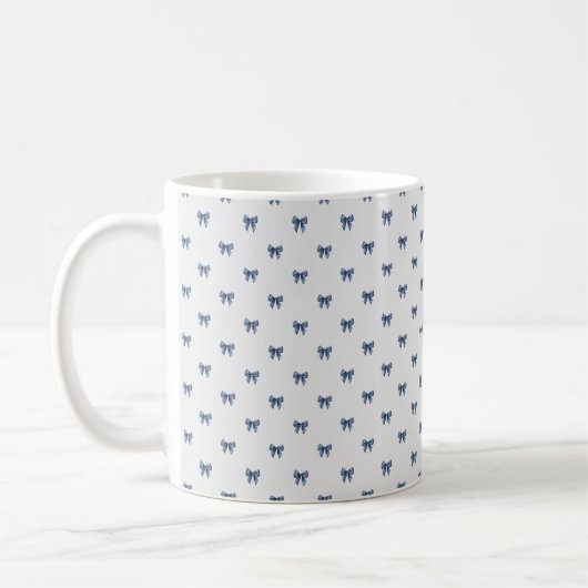 Traditionelles blaues Weihnachtsfest Kaffeetasse (Links)