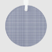 Traditionelles blaues Weihnachtsfest Ornament (Rückseite)