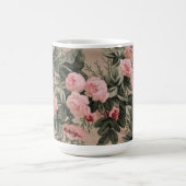 Traditionelles Blumenstoff-Foto  Kaffeetasse (Mittel)