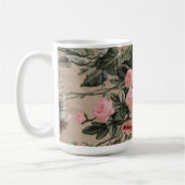 Traditionelles Blumenstoff-Foto  Kaffeetasse (Links)