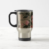 Traditionelles Blumenstoff-Foto  Reisebecher (Links)