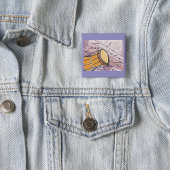 Traditionelles Bongotrommel mit Musiknoten Button