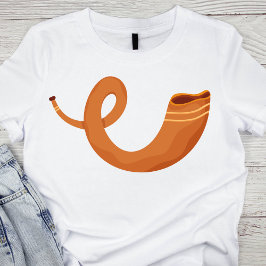 Traditionelles Braun Shofar T-Shirt