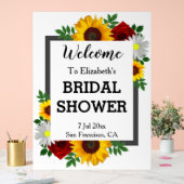 Traditionelles Brautparty Acrylschild (Hochzeit)