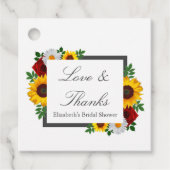 Traditionelles Brautparty Geschenkanhänger (Vorderseite)