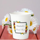 Traditionelles Brautparty Pappbecher