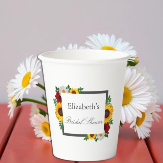 Traditionelles Brautparty Pappbecher