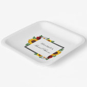 Traditionelles Brautparty Pappteller (Gewinkelt)