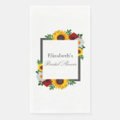 Traditionelles Brautparty Serviette (Vorderseite)