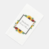 Traditionelles Brautparty Serviette (Ecke)