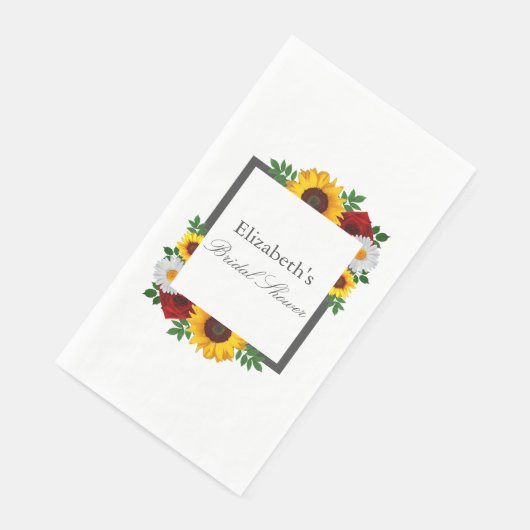 Traditionelles Brautparty Serviette (Ecke)