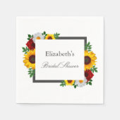 Traditionelles Brautparty Serviette (Vorderseite)