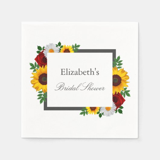 Traditionelles Brautparty Serviette (Vorderseite)