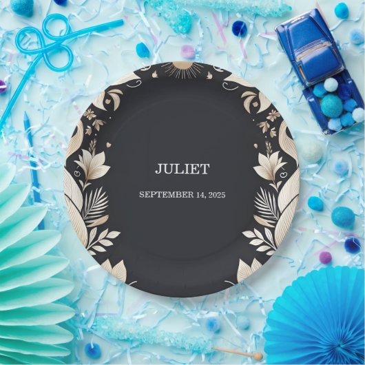 Traditionelles Brautparty zur Verlängerung der Ehe Pappteller (Party)