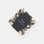 Traditionelles Brautparty zur Verlängerung der Ehe Serviette (Ecke)