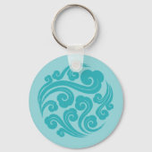 traditionelles chinesisches Augustmuster Schlüsselanhänger (Vorderseite)