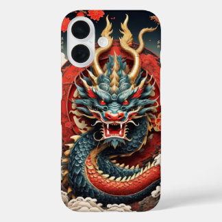 Traditionelles chinesisches Drachencover iPhone 16 Hülle
