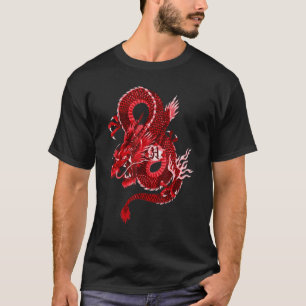Traditionelles chinesisches Drachensymbol des Powe T-Shirt