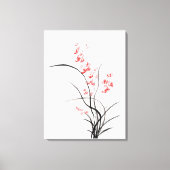 Traditionelles chinesisches Iris - eins Leinwanddruck (Vorderseite)