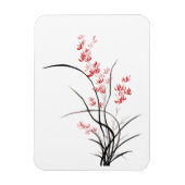 Traditionelles chinesisches Iris - eins Magnet (Vertikal)