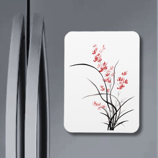 Traditionelles chinesisches Iris - eins Magnet