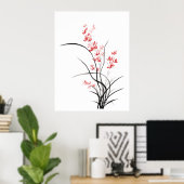 Traditionelles chinesisches Iris - eins Poster (Heimbüro)