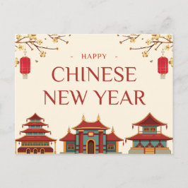Traditionelles chinesisches Neujahrsfest Postkarte