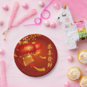 Traditionelles chinesisches New Year Dragon Party  Pappteller (Party)