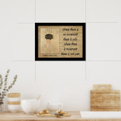 Traditionelles chinesisches Sprichwort, Pain Poste Poster (Küche)