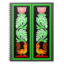Traditionelles Design der mythischen Kunst Sri Lan Notizblock