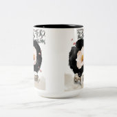 Traditionelles Design Zweifarbige Tasse (Mittel)