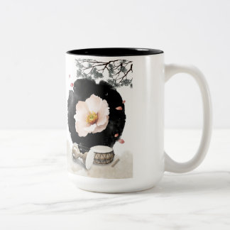 Traditionelles Design Zweifarbige Tasse