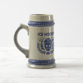 Traditionelles deutsches Bier-Tasse Hockey Bierglas