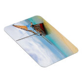 Traditionelles Dhow, Sansibar, Tansania Magnet (Rechte Seite)