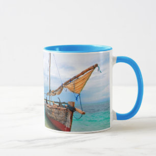 Traditionelles Dhow, Sansibar, Tansania Tasse
