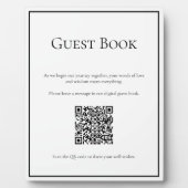 Traditionelles Digital Guest Book Sign Fotoplatte (Vorderseite)