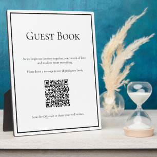 Traditionelles Digital Guest Book Sign Fotoplatte