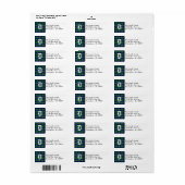 Traditionelles Douglas Tartan Kariert Monogram (Vorne)
