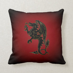 Traditionelles Drache-Wurfs-Kissen Kissen