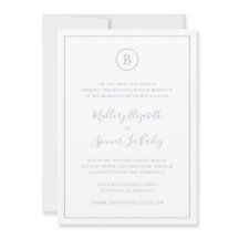 Traditionelles Dusty Blue Elegant auf einer Hochze