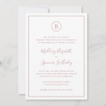 Traditionelles Dusty Rose Pink All-In-One-Wedding