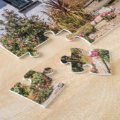 Traditionelles Englisch gepflasterte Hütten Puzzle (Seite)