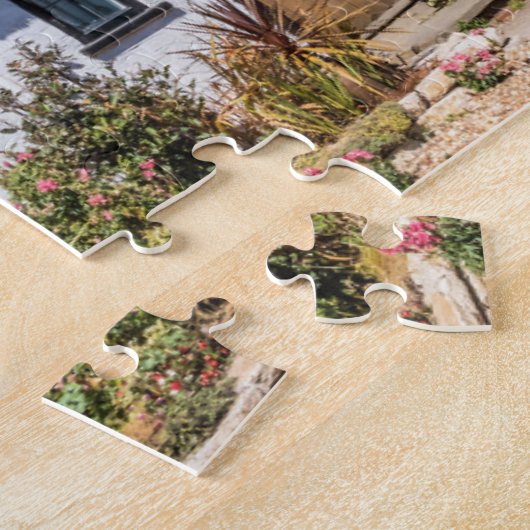 Traditionelles Englisch gepflasterte Hütten Puzzle (Seite)