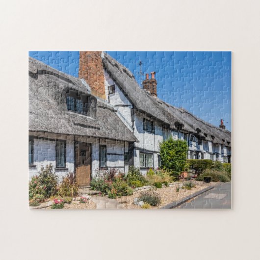 Traditionelles Englisch gepflasterte Hütten Puzzle (Horizontal)